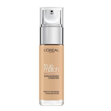 Fond de ten L'Oreal Paris True Match, 30 ml (Concentratie: Fond de ten, Nuanta fond de ten: 3N Creamy Beige)