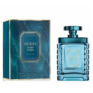 Guess Uomo Acqua, Apa de Toaleta, Barbati (Gramaj: 100 ml)