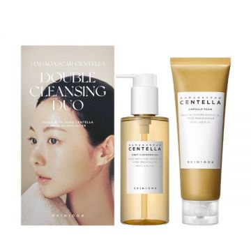 Pachet Skin1004 Ulei de curatare Centella Light, 200 ml + Spuma de curatare Centella Ampoule, 125 ml