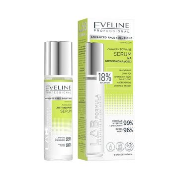 Serum fata Eveline Cosmetics LAB Formula Advanced, anti-imperfectiuni, reduce cosurile si punctele negre, 30 ml