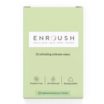 Servetele intime biodegradabile, 10 bucati, Enroush Servetele intime biodegradabile, 10 bucati, Enroush