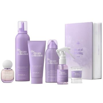 Set cadou Rituals The Art of Dreaming, Crema de corp 100 ml, Lotiune de Corp Mousse 150 ml, Gel de dus spuma 250 ml, Lumanare parfumata 25 g, Parfum pentru Casa 50 ml, Apa de Parfum 15 ml, Dream Journal
