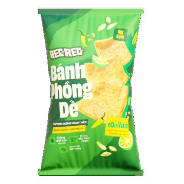Tapioca Cracker Tom Yum, 40g, Rec Rec