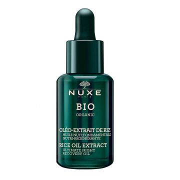 Ulei de noapte regenerant Nuxe Bio Organic Ultimate Recovery, pentru fata, 30 ml (Gramaj: 30 ml)