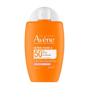 Ultra-Fluid cu protectie solara SPF 50+ Radiance Avene, 50 ml