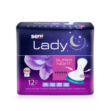 Absorbante urologice Super Night Lady, 12 bucati, Seni
