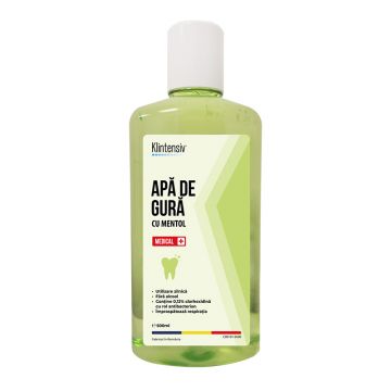 Apa de gura mentolata cu clorhexidina, 500ml, Klintensiv