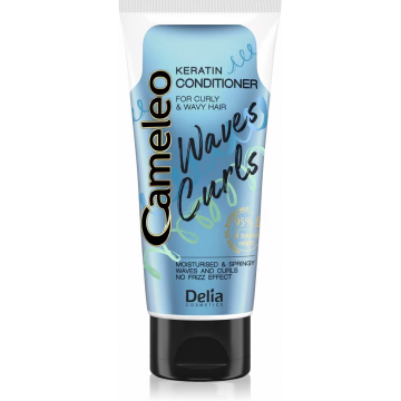 Balsam Cameleo Waves & Curls Keratin, 200ml, Delia Cosmetics