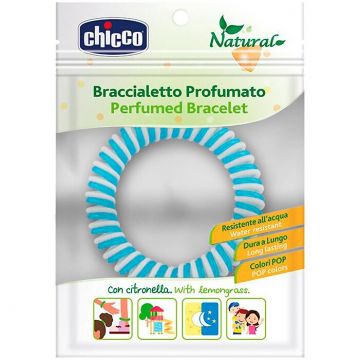 Bratara impermeabila si parfumata cu ulei din Lemongrass 3 ani+, 1 bucata, Chicco