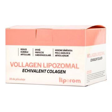 Colagen Lipozomal, Vollagen, 30 plicuri, Liporom