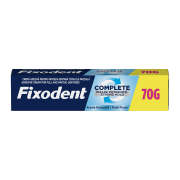 Cremă adeziva Complete Fresh, 70g, Fixodent