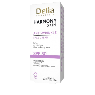 Crema de fata antirid cu SPF30 Harmony, 50ml, Delia Cosmetics