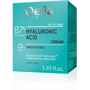 Crema de fata cu Acid Hyaluronic, 50ml, Delia Cosmetics