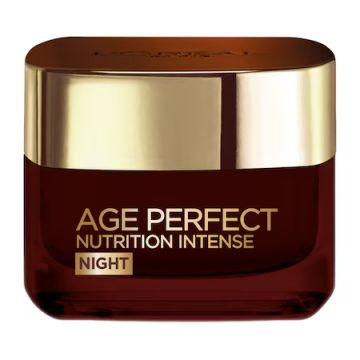 Crema de noapte antirid Age Perfect Nutrition Intense, 50ml, L'Oreal Paris