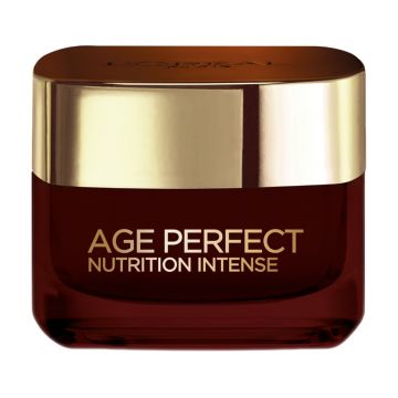Crema de zi hidratanta antirid Age Perfect Nutrition Intense, 50ml,  L'Oréal Paris