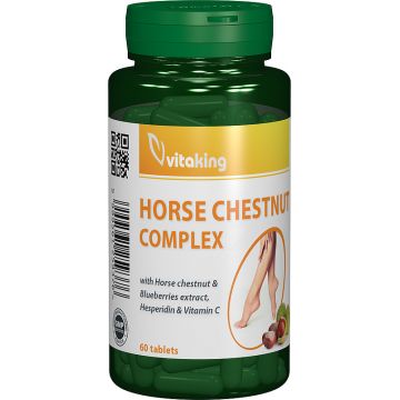 Diosmina cu extract de castan salbatic, 60 comprimate, Vitaking