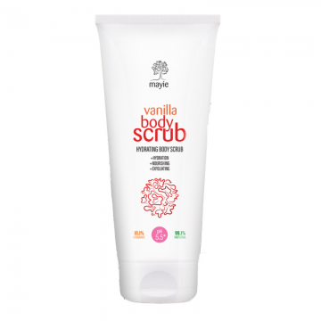 Exfoliant hidratant pentru corp Vanilla Body Scrub, 200ml, Mayie