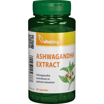 Extract de Ashwagandha 240 mg, 60 capsule vegetale, Vitaking