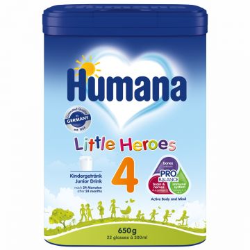 Formula de lapte Little Heroes 4 Probalance +24 luni, 650g, Humana