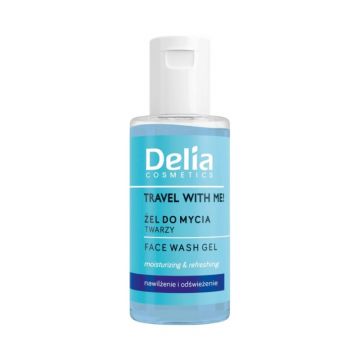 Gel de curatare pentru fata Travel With Me, 50ml, Delia Cosmetics Gel de curatare pentru fata Travel With Me, 50ml, Delia Cosmetics