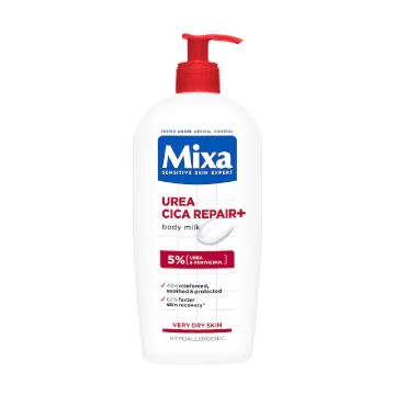Lapte de corp reparator pentru pielea uscata si fragilizata Urea Cica Repair, 400ml, Mixa