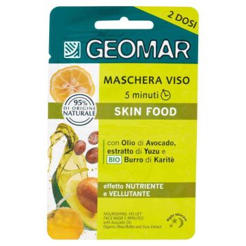 Masca de fata bio nutritiva, 15ml, Geomar