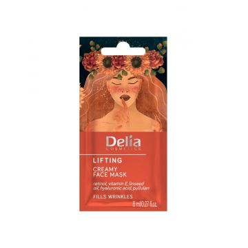 Masca de fata Crema Lifting, 8ml, Delia Cosmetics