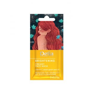 Masca de fata iluminatoare, 8ml, Delia Cosmetics