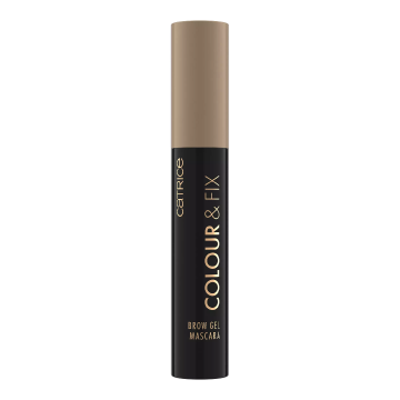 Mascara pentru sprancene Colour&Fix, 020 Medium Brown, 5 ml, Catrice