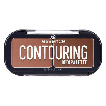Paleta pentru conturarea fetei Darker Skin 10 Contouring Duo Pallette, 7g, Essence