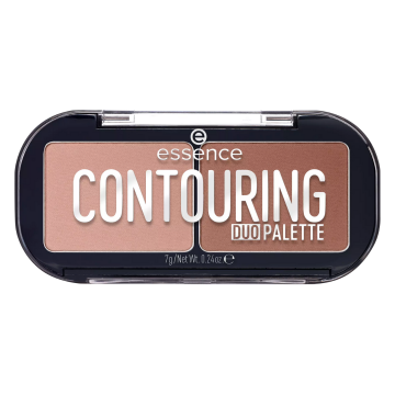 Paleta pentru conturarea fetei Lighter Skin 10 Contouring Duo Pallette, 7g, Essence