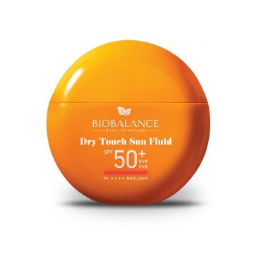 Protectie solara Dry Touch Fluid SPF 50+ UVA & UVB PA++++ Blue Light, 40ml, Bio Balance