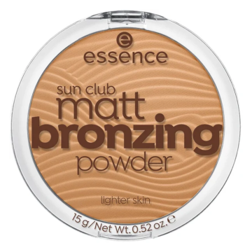 Pudra bronzanta mata Sun Club Matt Bronzing 01 - Natural, 15g, Essence
