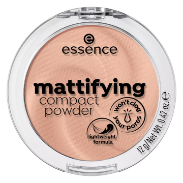 Pudra compacta matifianta Perfect Beige, 12g, Essence