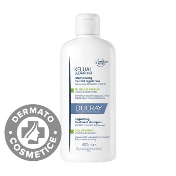 Sampon anti-matreata grasa Kelual Squanorm, 400ml, Ducray Sampon anti-matreata grasa Kelual Squanorm, 400ml, Ducray