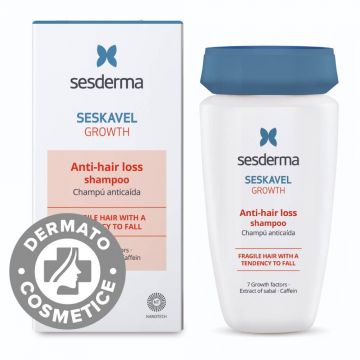 Sampon impotriva caderii parului Seskavel Growth, 250ml, Sesderma Sampon impotriva caderii parului Seskavel Growth, 250ml, Sesderma