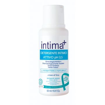 Sapun intim natural antibacterian cu cimbru si pH 3.5, 500ml, Intima+