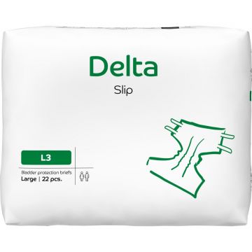 Scutece pentru adulti L3 3200ml Delta Slip, 22 bucati, Abena