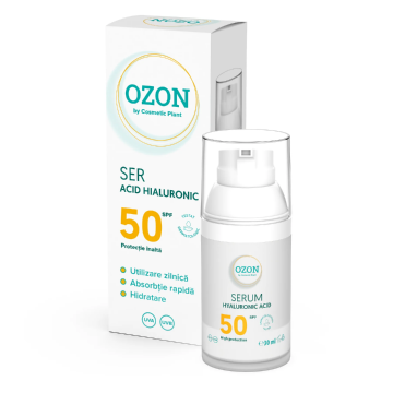 Ser Acid hialuronic SPF50 Ozon, 30ml, CosmeticPlant