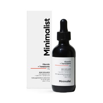 Ser exfoliant de corp 11% Glicolic si Tranexamic, 60ml, Minimalist