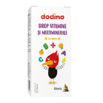 Sirop vitamine si multiminerale Dodino, 150 ml, Alevia