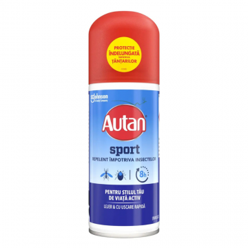 Spray repelent impotriva insectelor Sport, 100ml, Autan