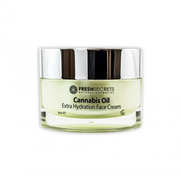 Crema de fata extra-hidratanta cu ulei de canabis, 50ml, Fresh Secrets