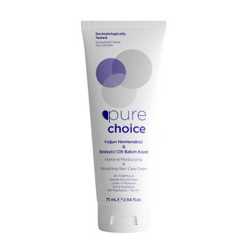 Crema de fata vegana intens hidratanta si hranitoare cu Acid Hialuronic 4D 5% si Pantenol 10%, 75ml, Pure Choice