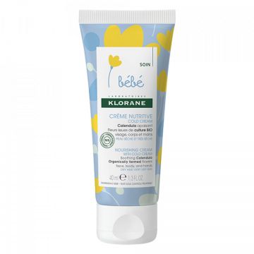 Cremă nutritiva cu Cold Cream, Klorane Bebe (Concentratie: Crema, Gramaj: 40 ml)