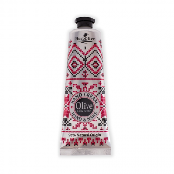 Crema pentru maini si unghii cu ulei de masline si keratina, 75ml, Herbolive
