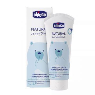 Crema reparatoare impotriva iritatiilor de scutec Natural Sensation + 0 luni, 100ml, Chicco