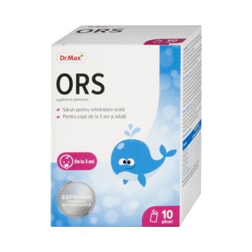 Dr. Max ORS Saruri de rehidratare, 10 plicuri