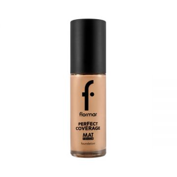 Fond de ten mat Perfect Coverage Mat Touch 313 Medium Beige, 30ml, Flormar