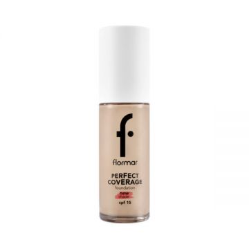 Fond de ten Perfect Coverage 130 Light Beige, 30ml, Flormar